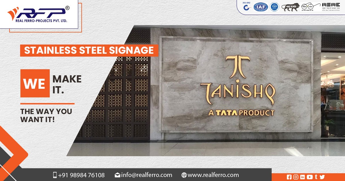 Supplier of Stainless Steel Signage In Gujarat