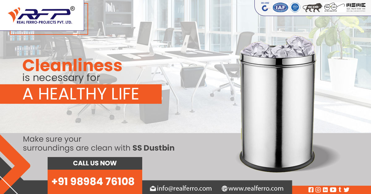 Stainless Steel Dustbin Supplier