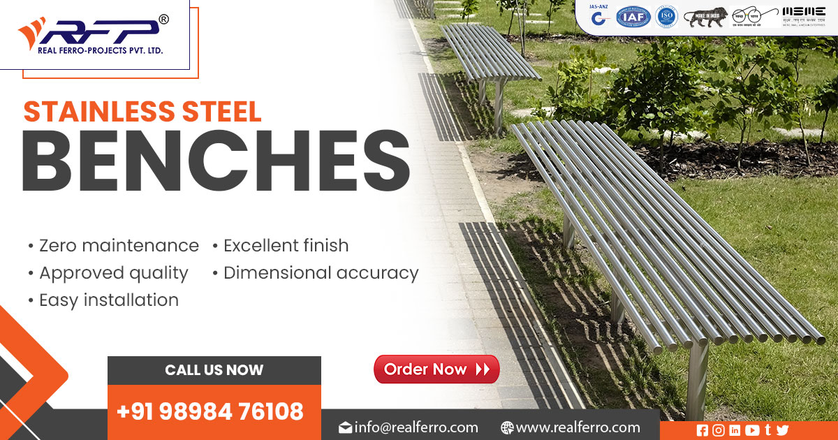 Supplier of Stainless Steel Benches in Gujarat