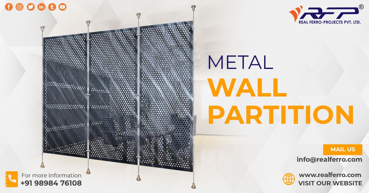 Manufacturer of Modern Metal Wall Partition