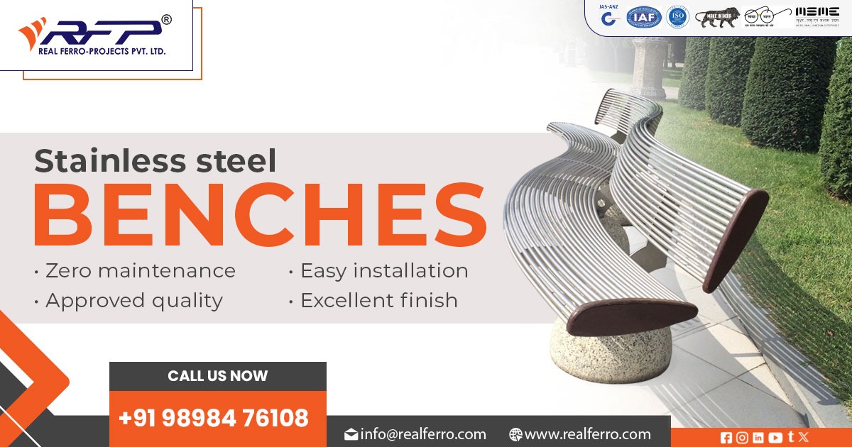 Modern Stainless Steel Bench Manufacturer