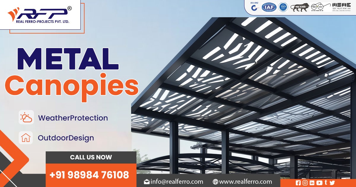 Supplier of Metal Canopies for Exterior Projects