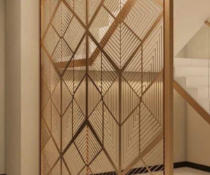 SS PVD coated screen and partitions