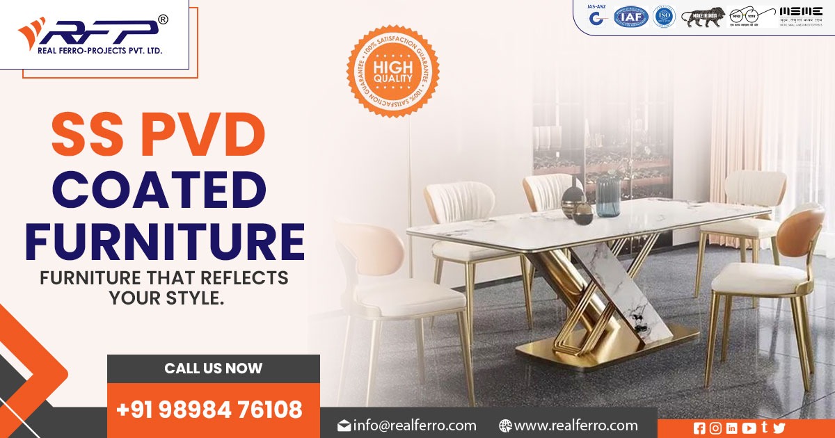 Customised Stainless Steel PVD Coated Furniture
