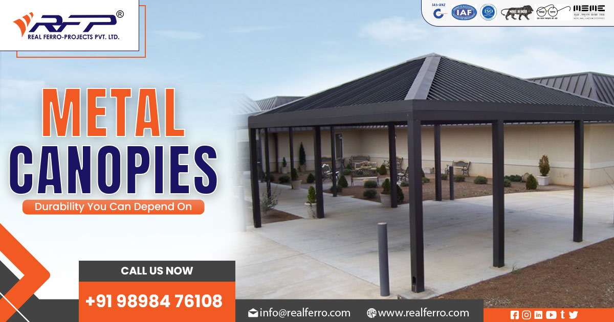 Heavy-Duty Industrial Metal Canopies for Warehouses & Facilities
