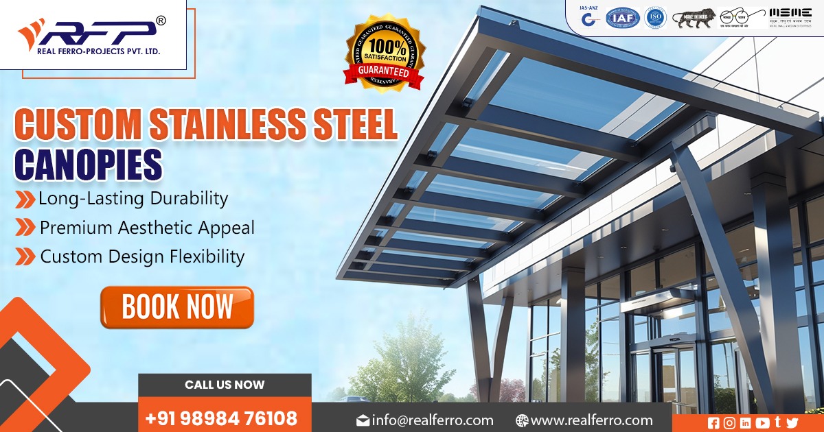 Custom Stainless Steel Canopies Manufacturer
