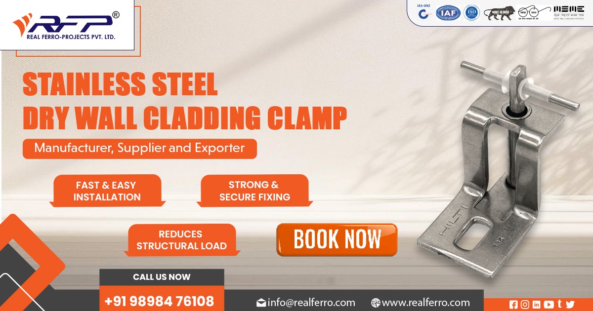 Manufacturer of Drywall Stone Cladding Clamp