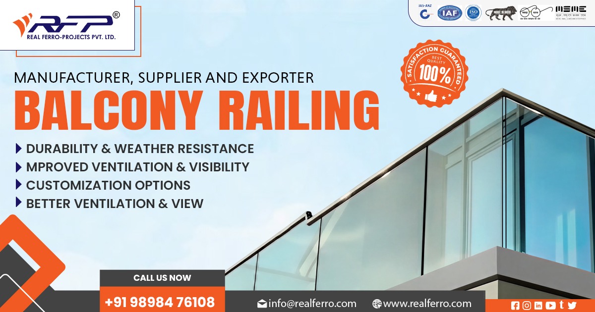 Customized SS Balcony Railing