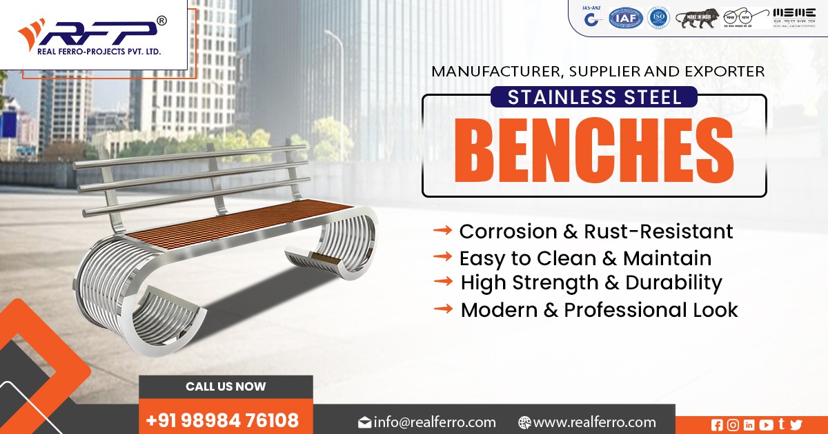 High-Quality Customized Stainless Steel Benches