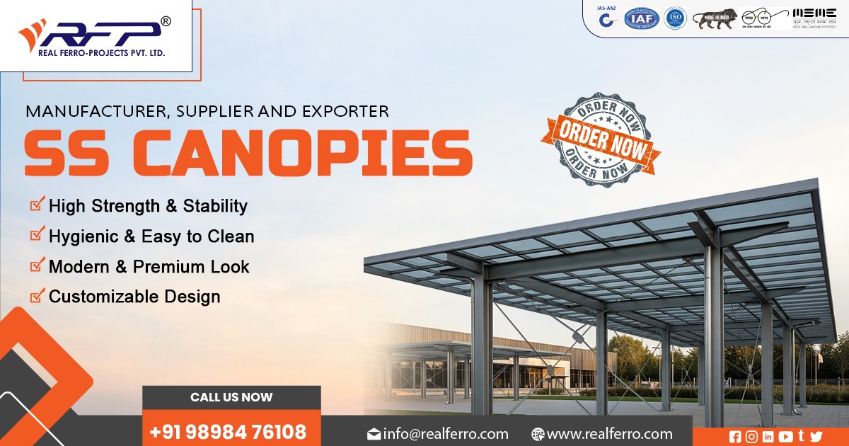 Innovative Customized Stainless Steel Canopies