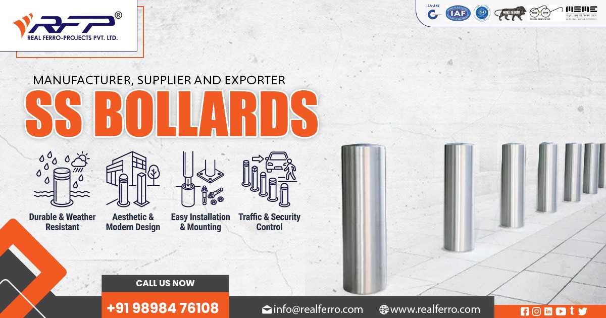Manufacturer of Stainless Steel Traffic Bollards