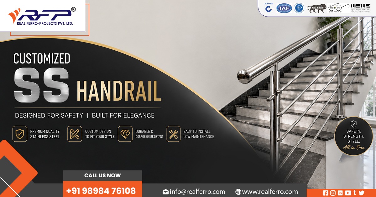 Custom Stainless Steel Handrail Manufacturer