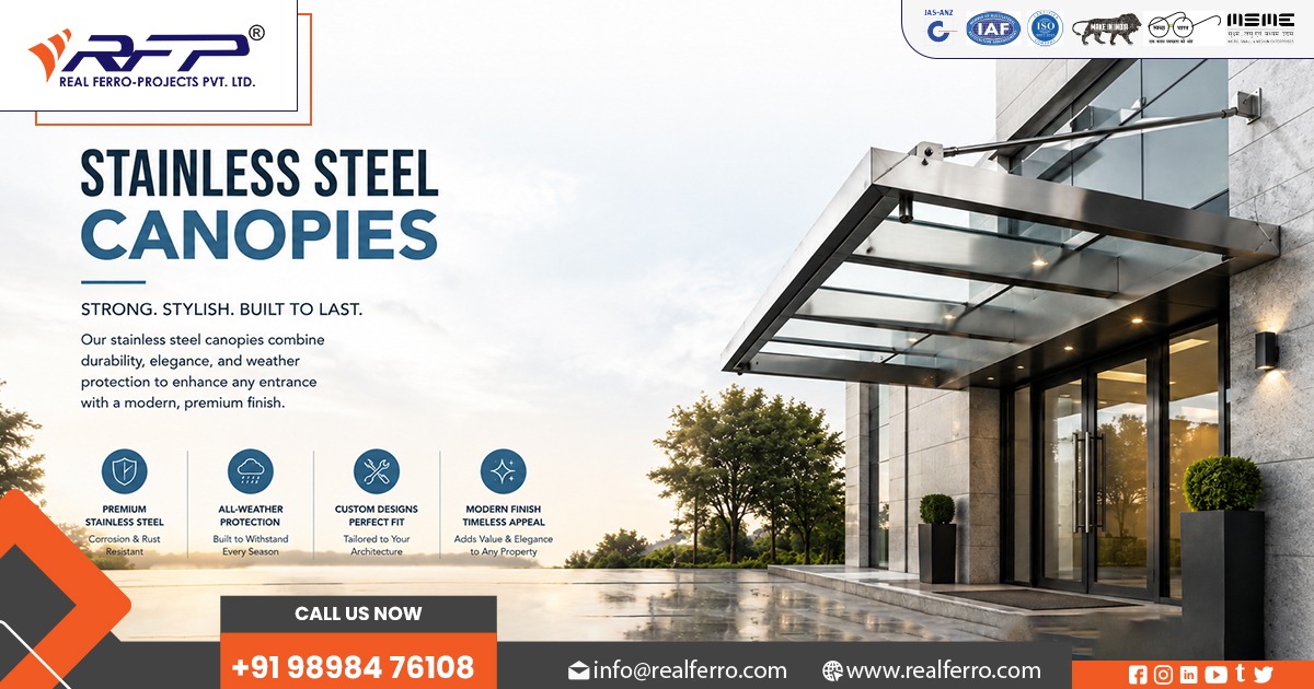 Modern Stainless Steel Canopy Solutions