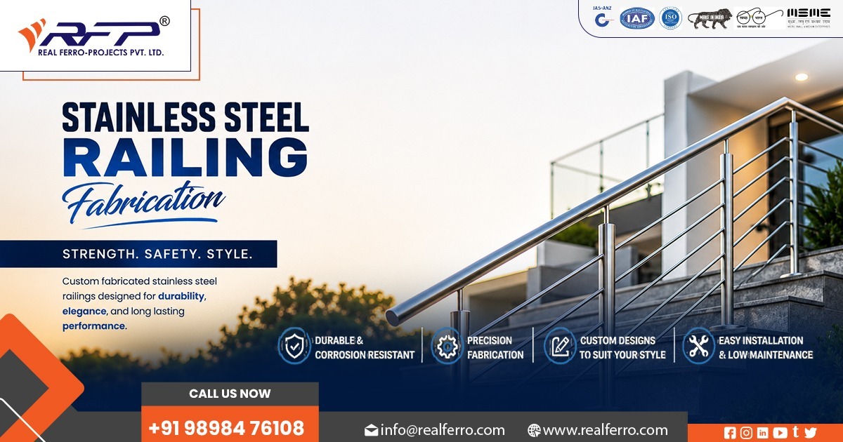 Heavy Duty Stainless Steel Railing for Commercial Buildings