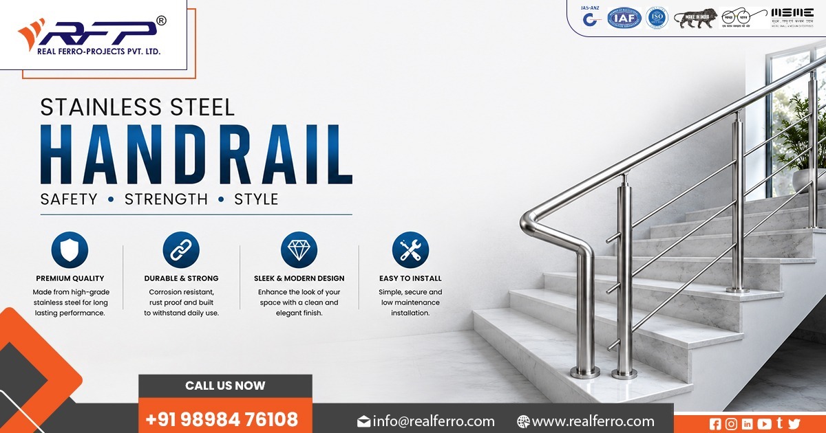 Customized Polished Stainless Steel Handrail