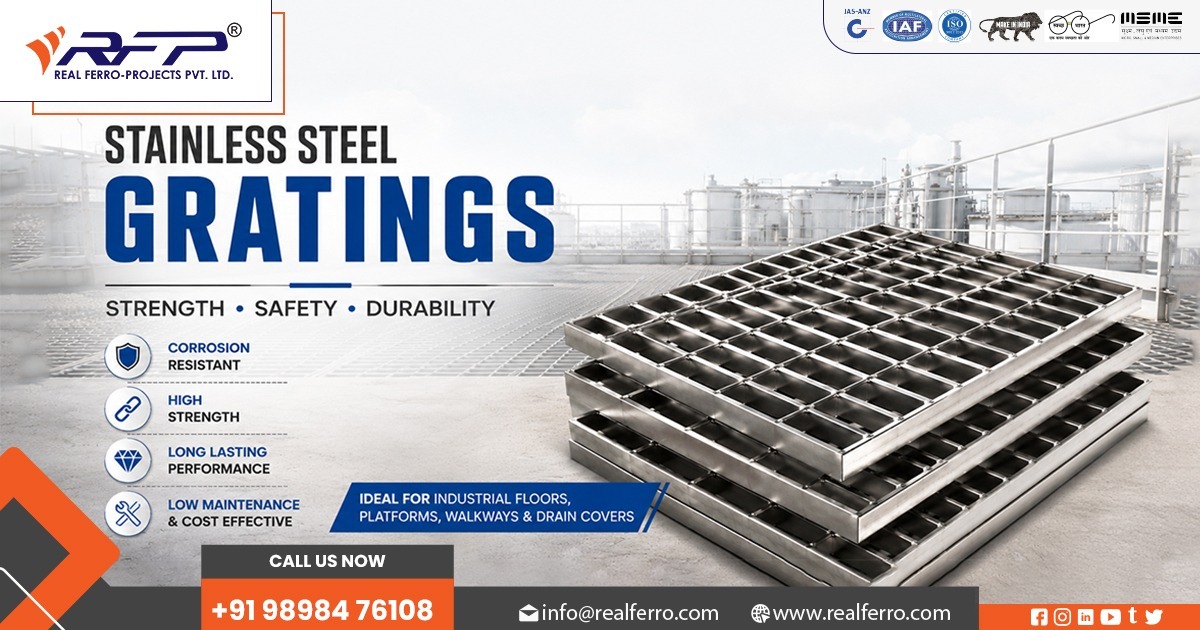 Custom Stainless Steel Gratings Manufacturer