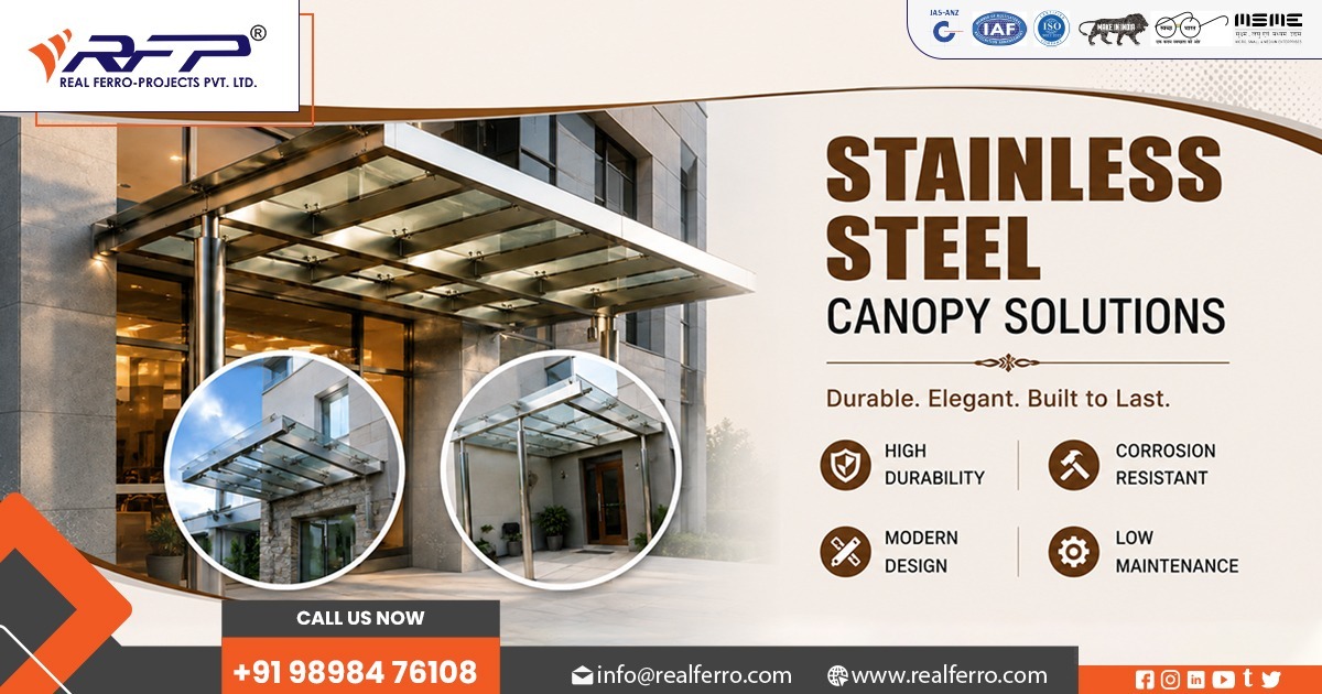 Architectural Stainless Steel Canopy Manufacturer