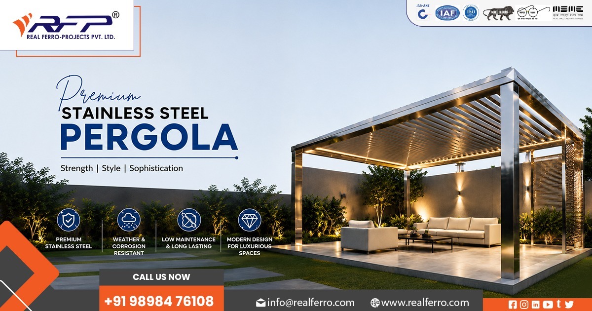Manufacturer of Luxury Pergolas: Premium Materials
