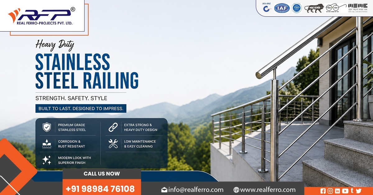 Heavy Duty Stainless Steel Railing Manufacturer