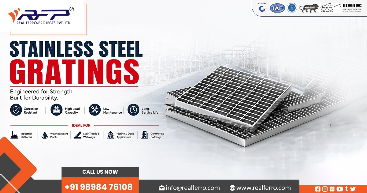 Heavy Duty Stainless Steel Grating Manufacturer