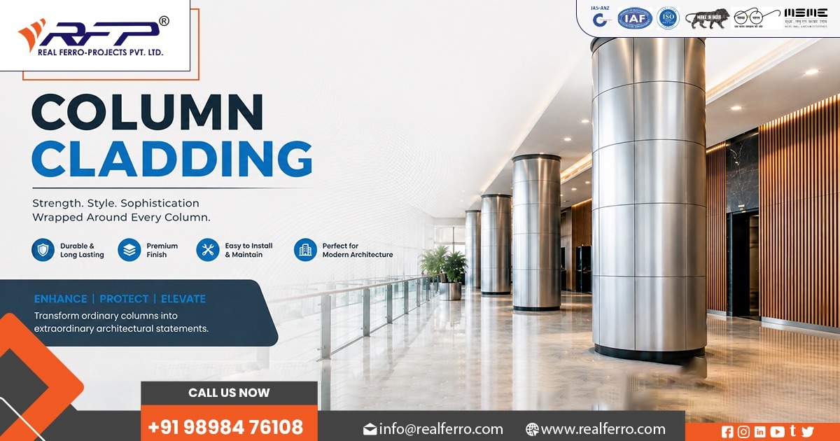 Stainless Steel Column Cladding Manufacturer