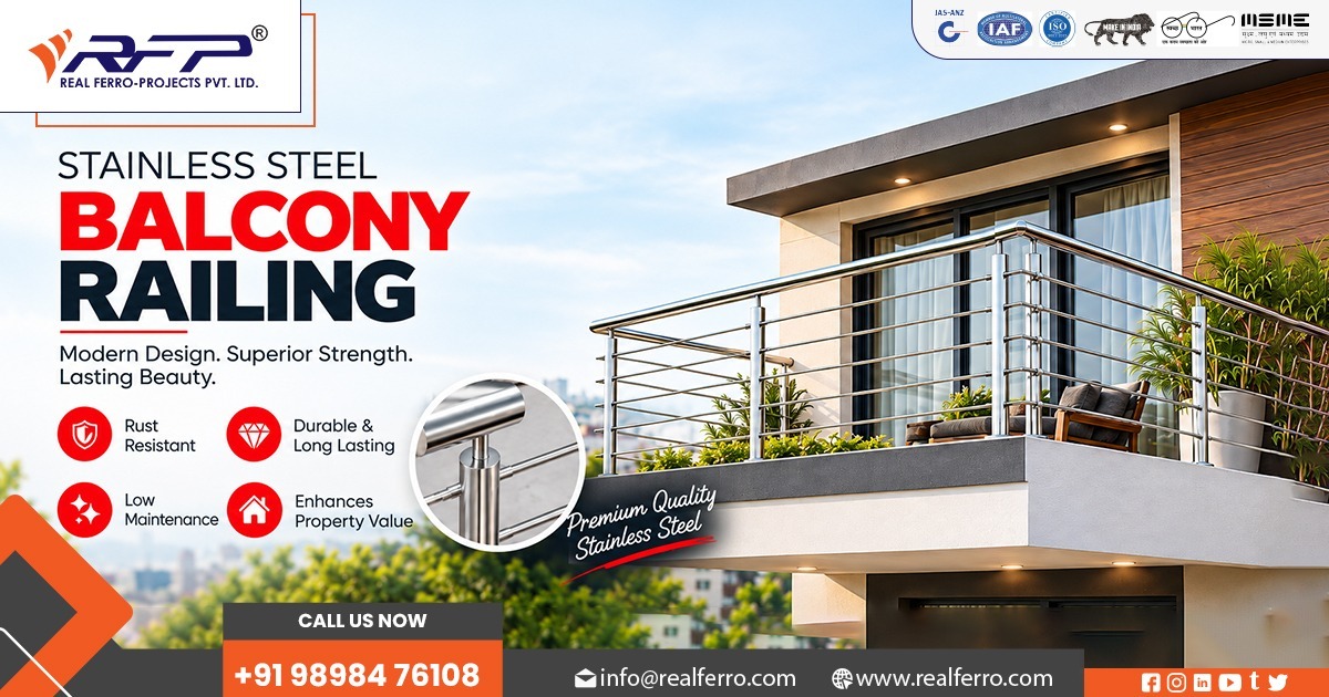 Manufacturer of Premium Stainless Steel Balcony Railing