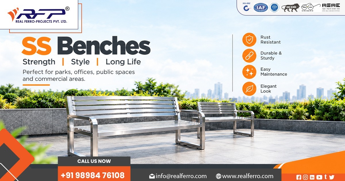 Stainless Steel Waiting Benches Manufacturer