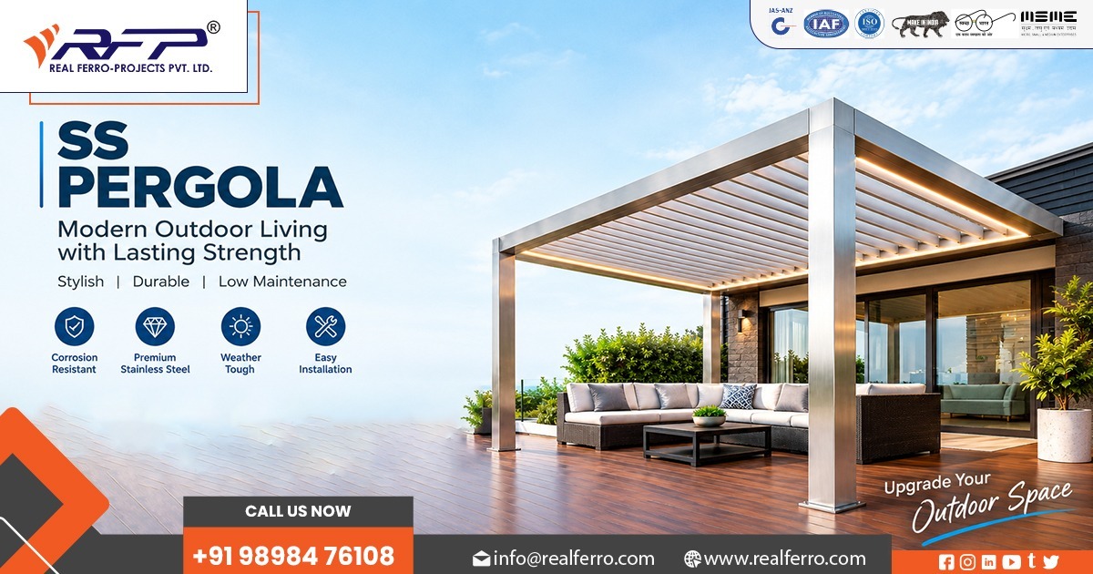 Architectural SS Pergola Manufacturer